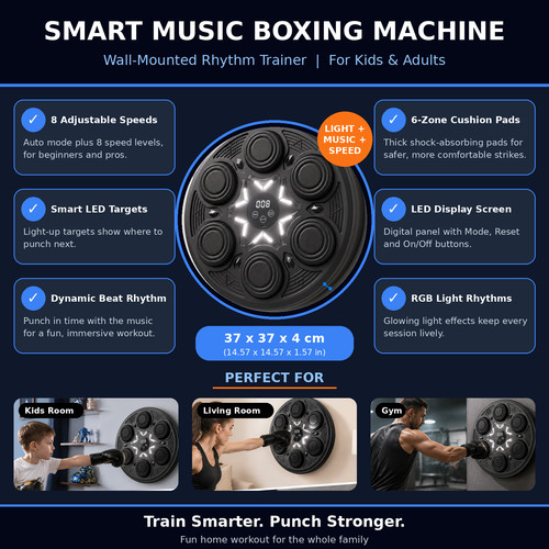 Smart music boxing machine - smart,